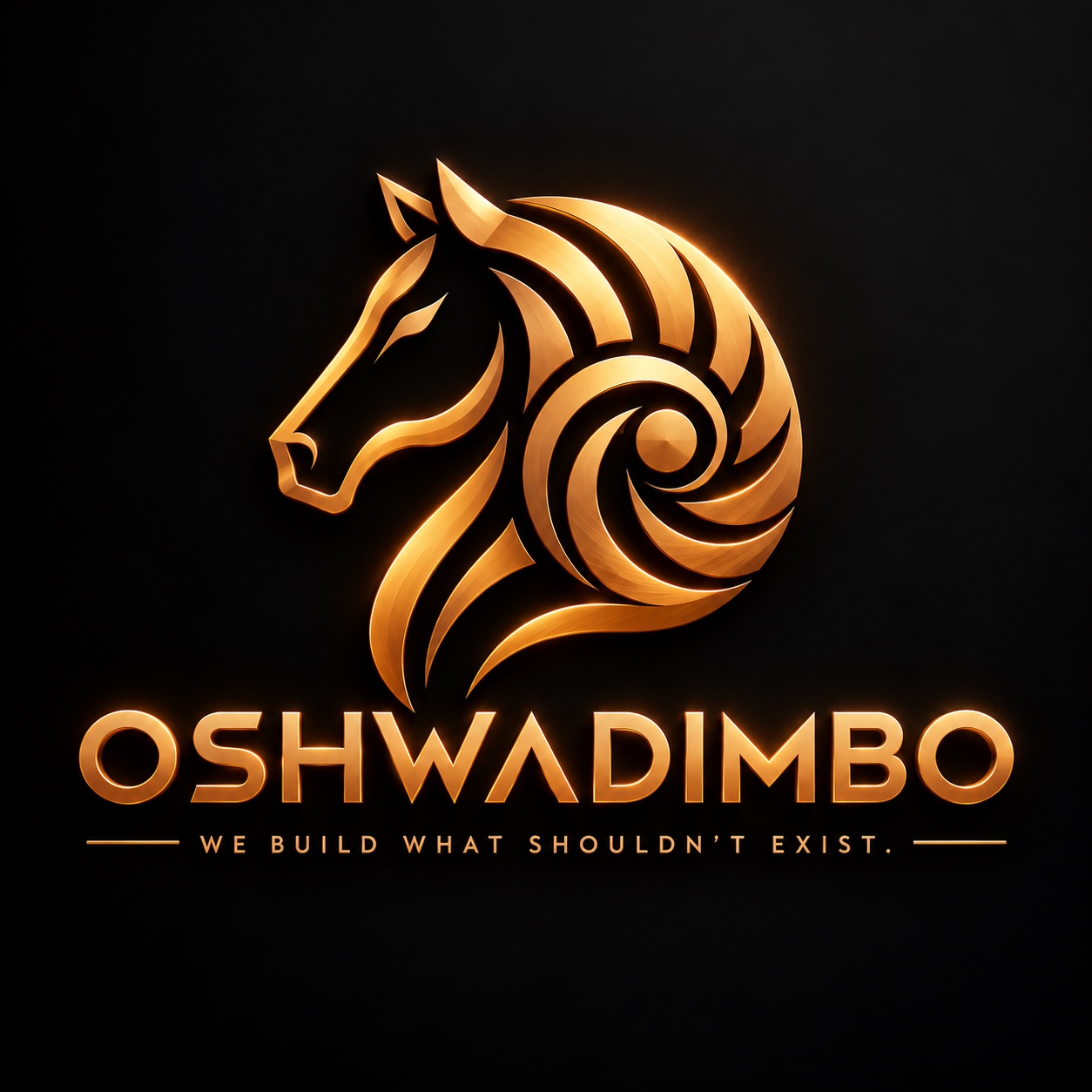 Oshwadimbo golden horse logo and slogan
